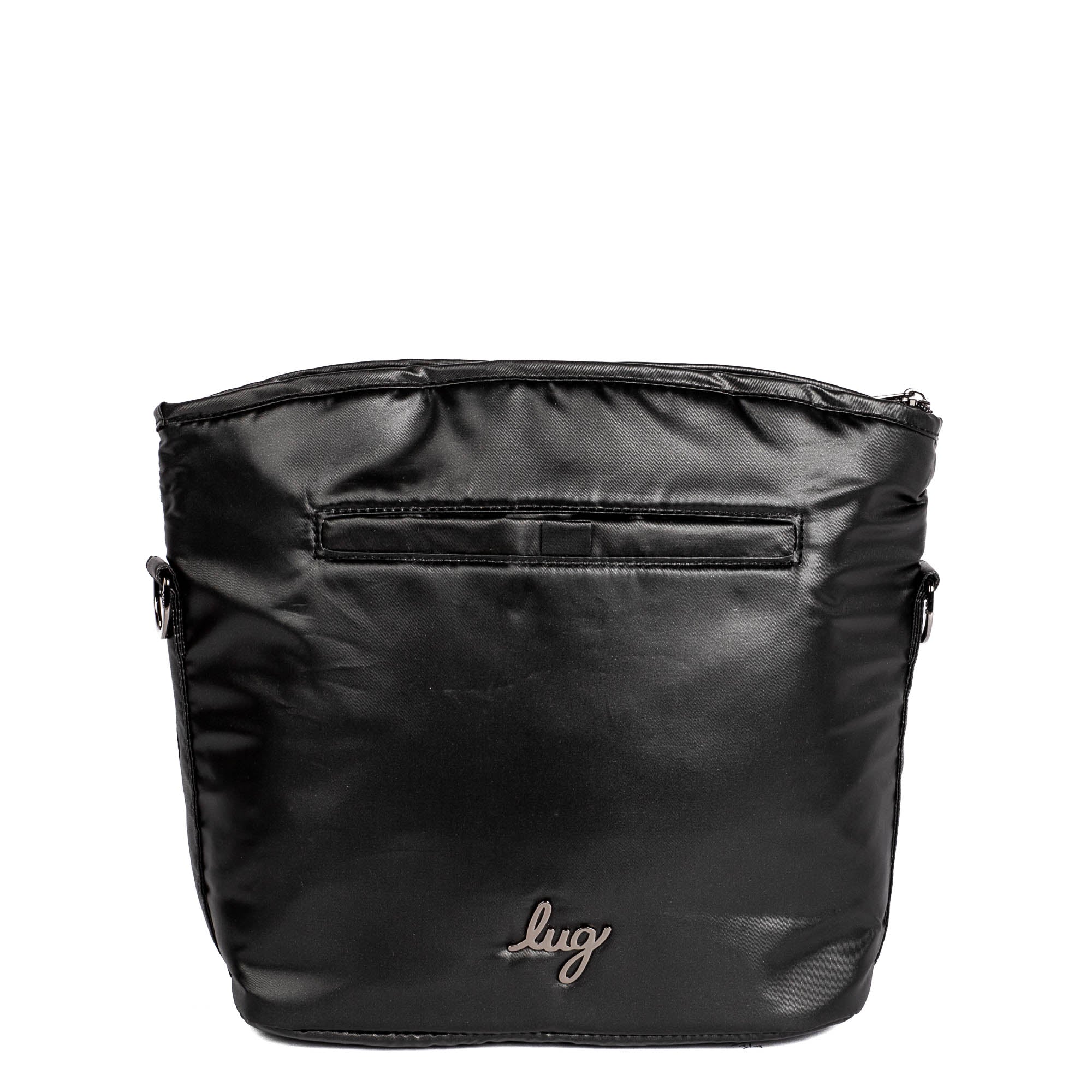 Adagio Shoulder Bag - METALLIC BLACK (ABSTRACT FERNS) - AdagioSE_MetallicBlack_04